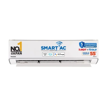 Panasonic 2.0 Ton 3 Star Hot & Cold Wi-Fi Inverter Smart Split AC